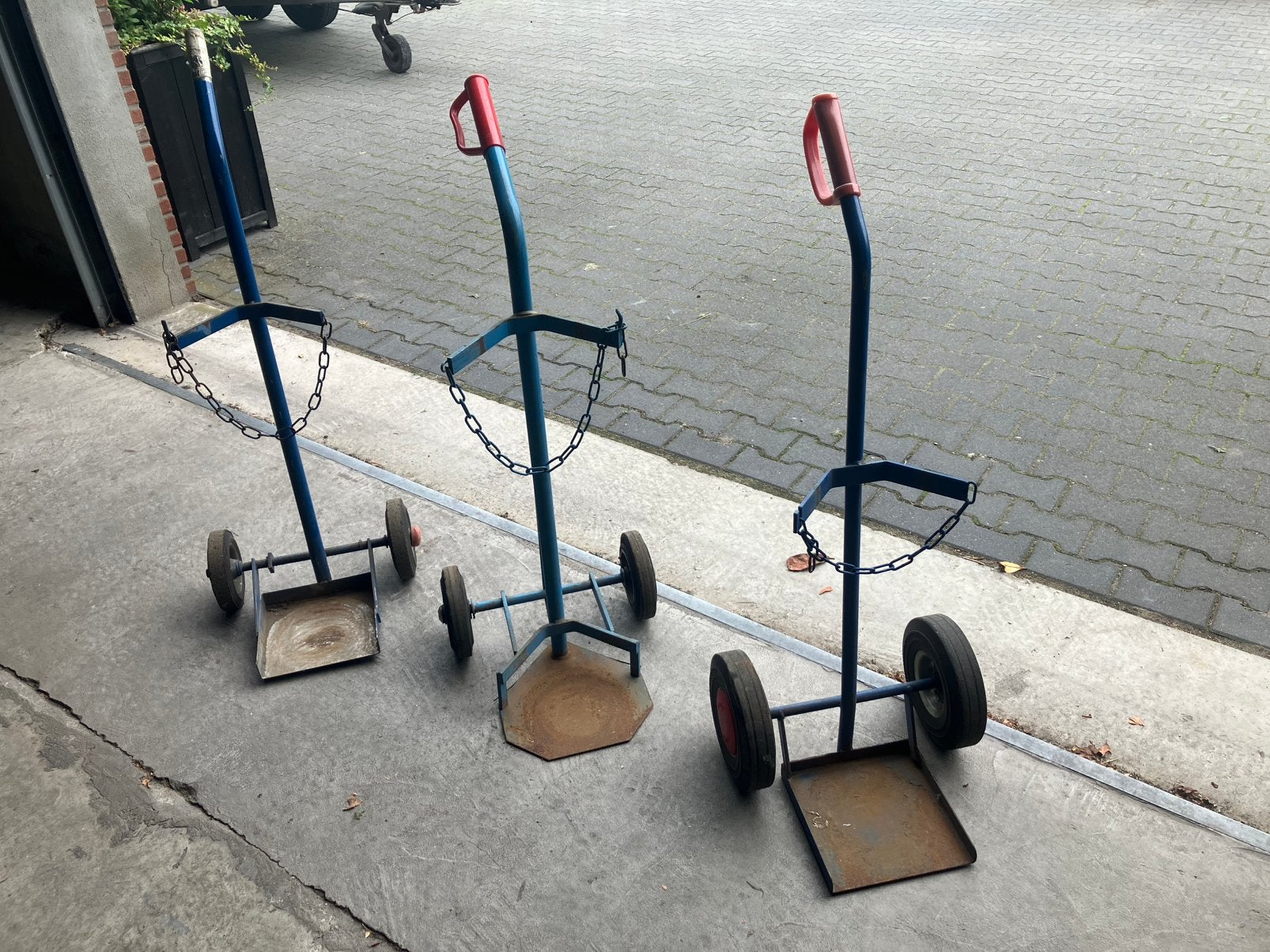 Gasfles trolly, Doe-het-zelf en Verbouw, 100 liter of meer, Ophalen, Gebruikt, Transportkar