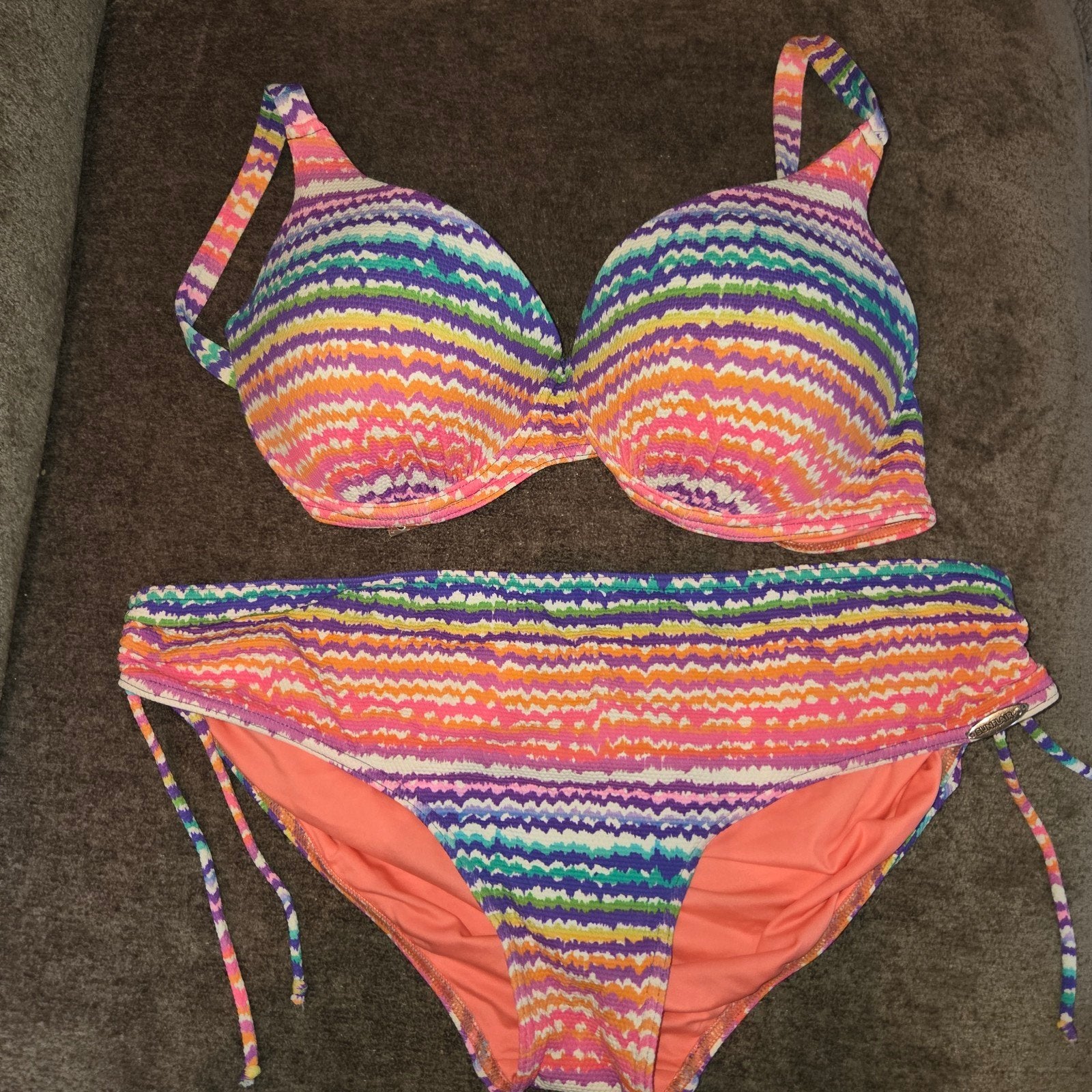 Sunflair bikini met softcups, maat 42/44 cup C, Kleding | Dames, Badmode en Zwemkleding, Sunflair, Ophalen of Verzenden, Zo goed als nieuw