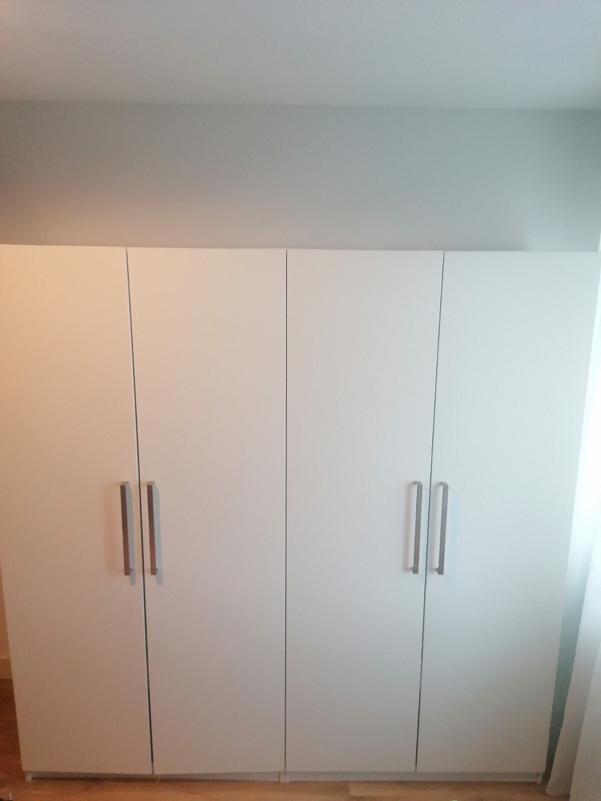 IKEA PAX Kledingkast met Witte Deuren (200x58x201 cm), Ophalen, Gebruikt, 200 cm of meer, 150 tot 200 cm