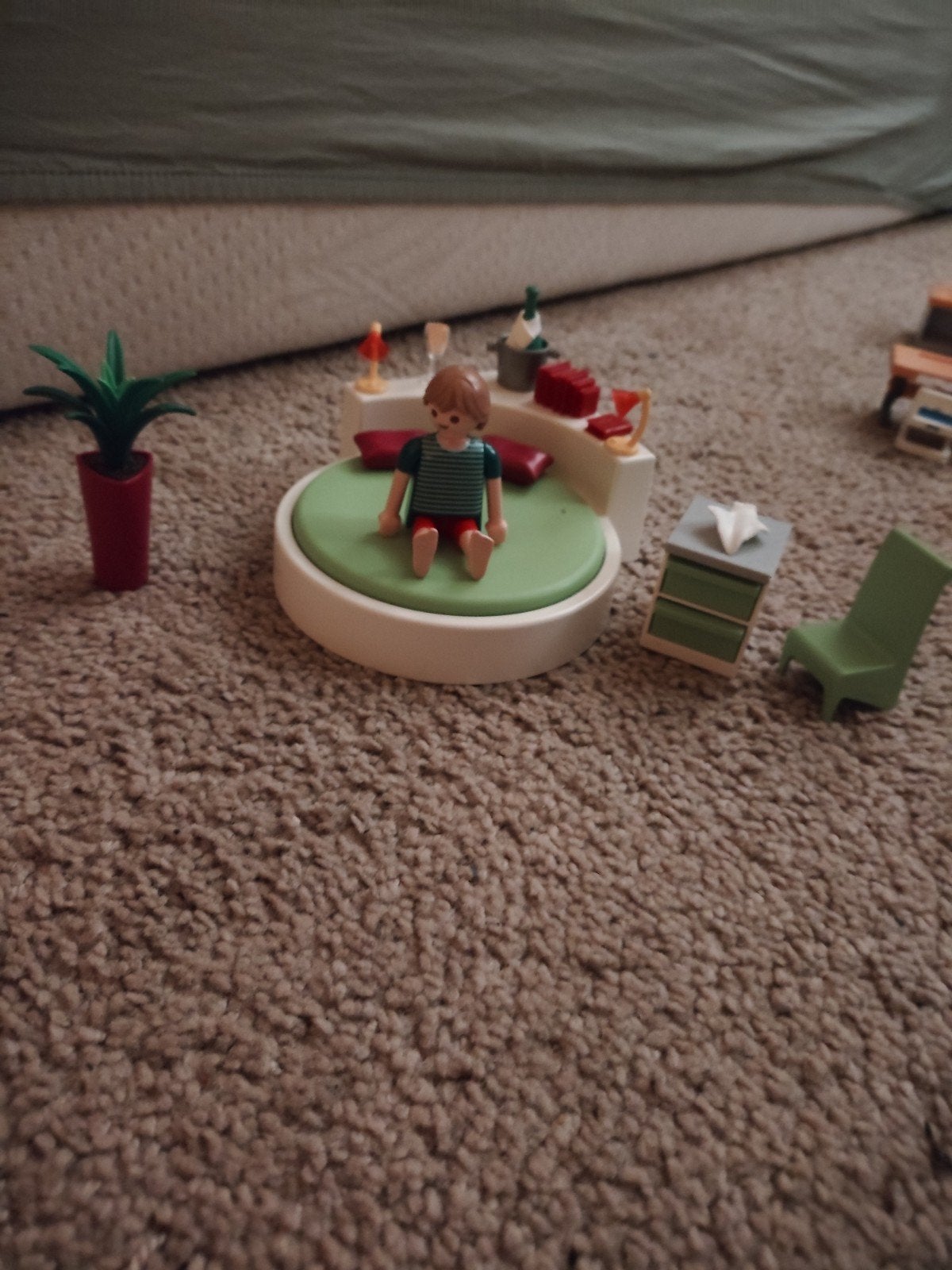 PLAYMOBIL Slaapkamer set met figuur en accessoires, Kinderen en Baby's, Gebruikt, Complete set, Overige typen, Ophalen of Verzenden