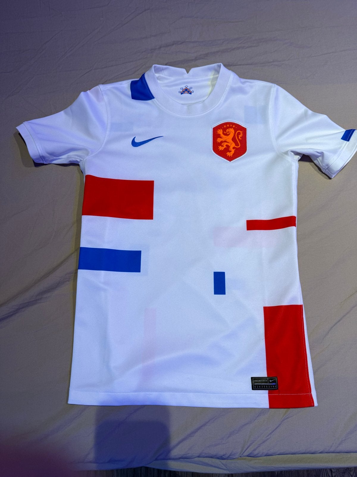 Oranje Leeuwinnen Voetbalshirt Groenen #14 maat XS, Wit, Overige typen, Ophalen of Verzenden, Zo goed als nieuw