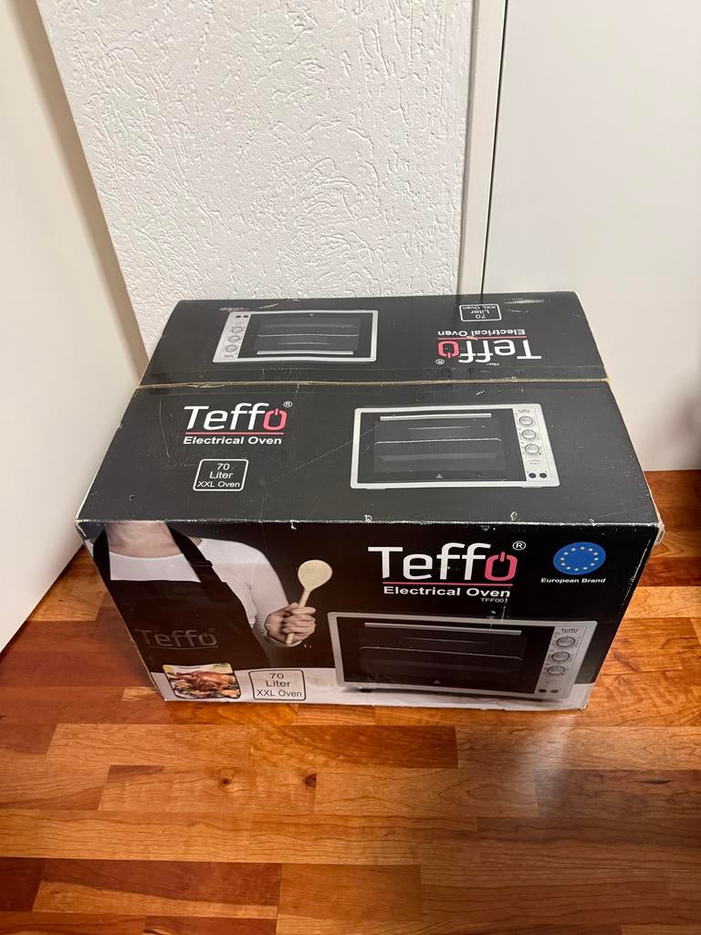 Teffo XXL Elektrische Oven 70 Liter, 45 tot 50 cm, Overige merken, Oven, 60 cm of meer