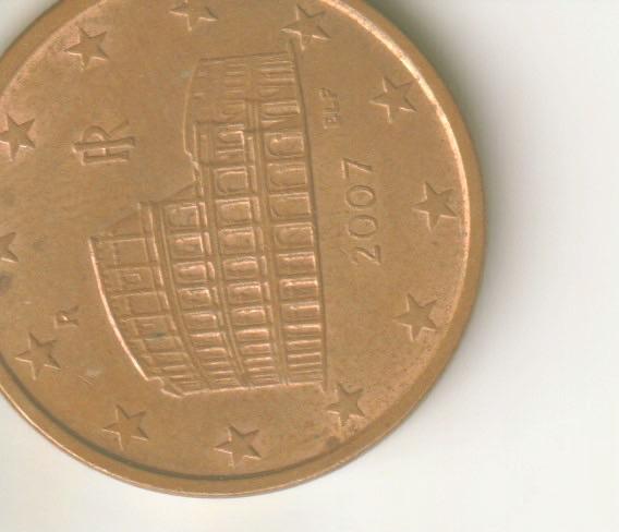 5 cent 2007 italie, Verzenden, Italië