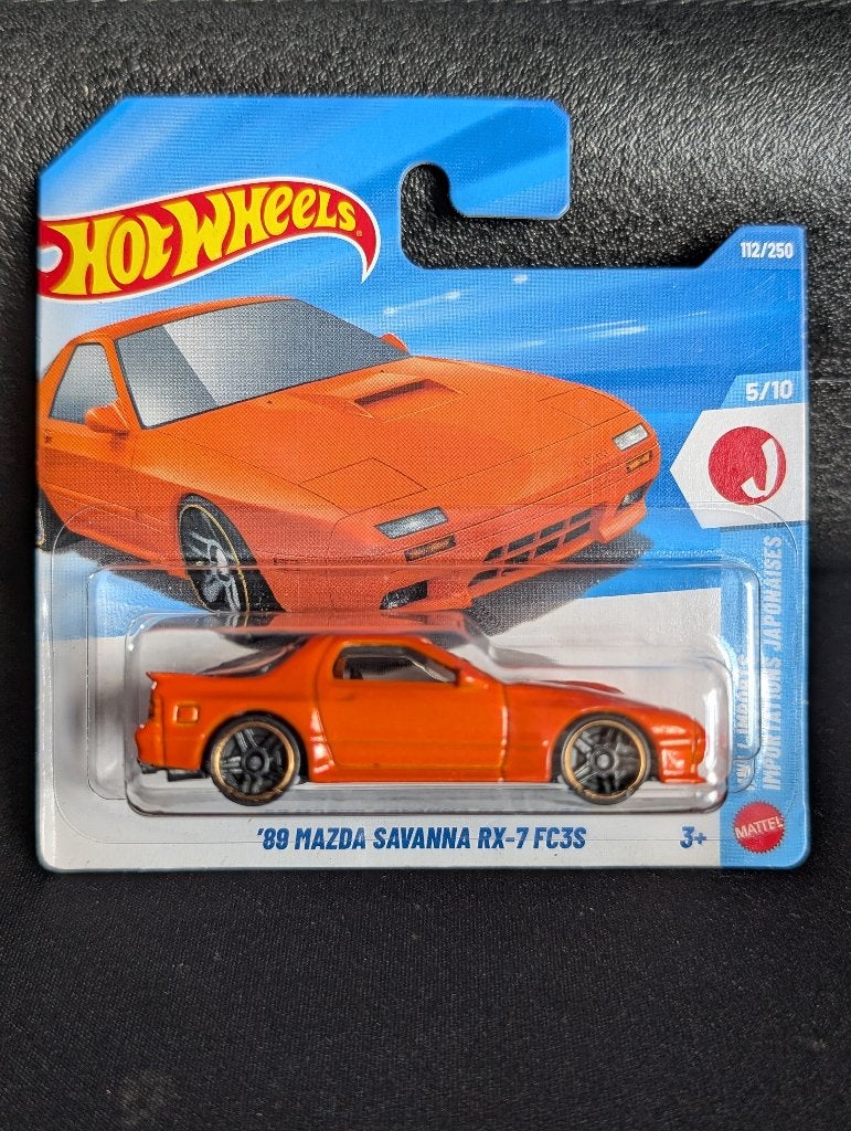 Hot Wheels '89 Mazda Savanna RX-7 FC3S, Ophalen of Verzenden, Nieuw, Auto