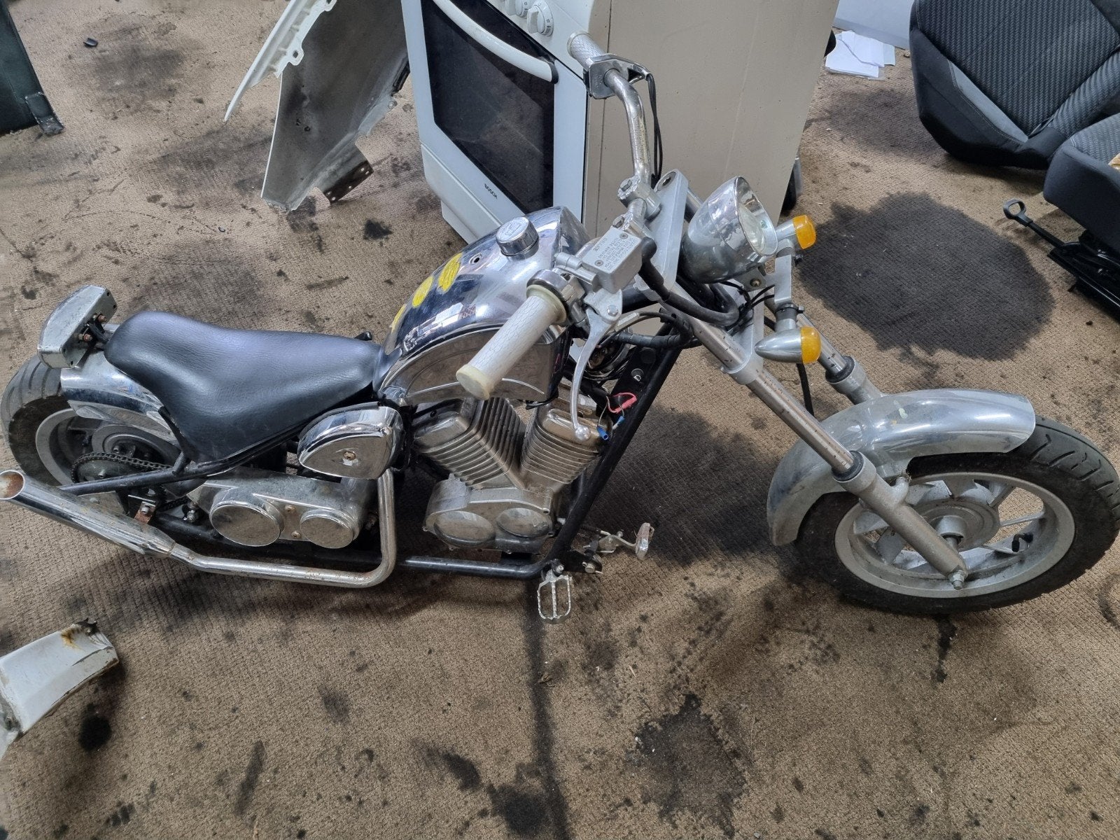 mini chopper minibike opknapper  50cc, Fietsen en Brommers, Ophalen of Verzenden, Gebruikt, Overige typen