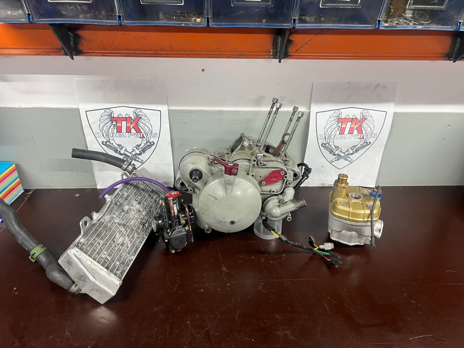 Derbi euro 3 blok/setup onderdelen, Compleet of in delen (zie beschrijving), Gebruikt, Euro 3, Verzenden