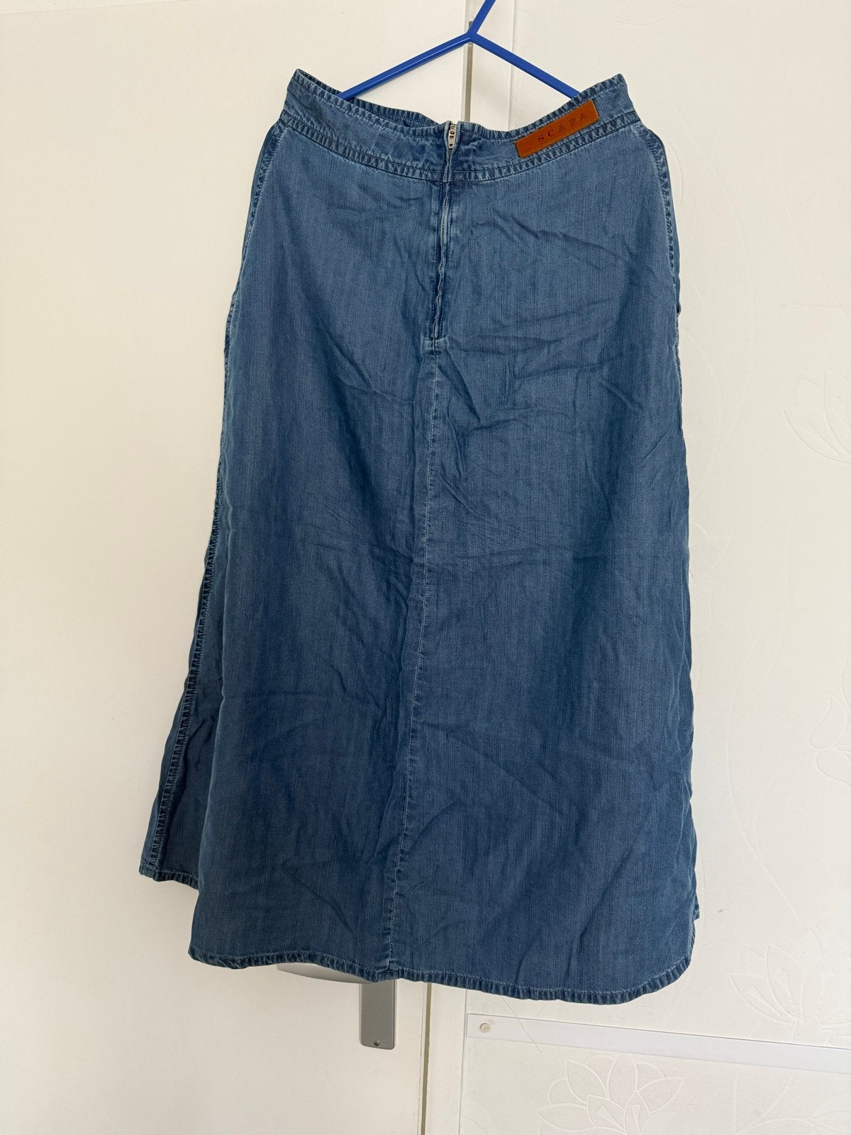 Scapa Lyocell Denim Rok Maat 36, Blauw, Ophalen of Verzenden, Zo goed als nieuw, Maat 36 (S)