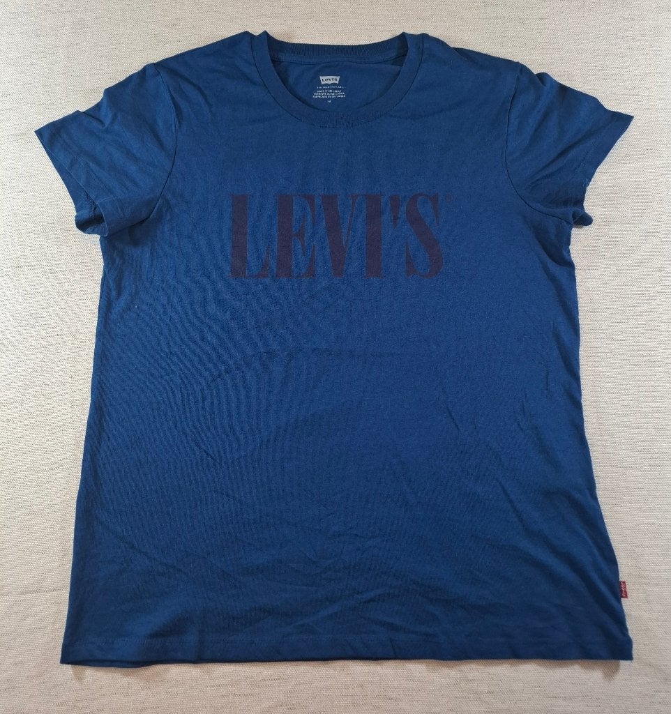 Levi's T-shirt maat M Blauw, Zo goed als nieuw, Levi’s, Verzenden, Maat 48/50 (M)