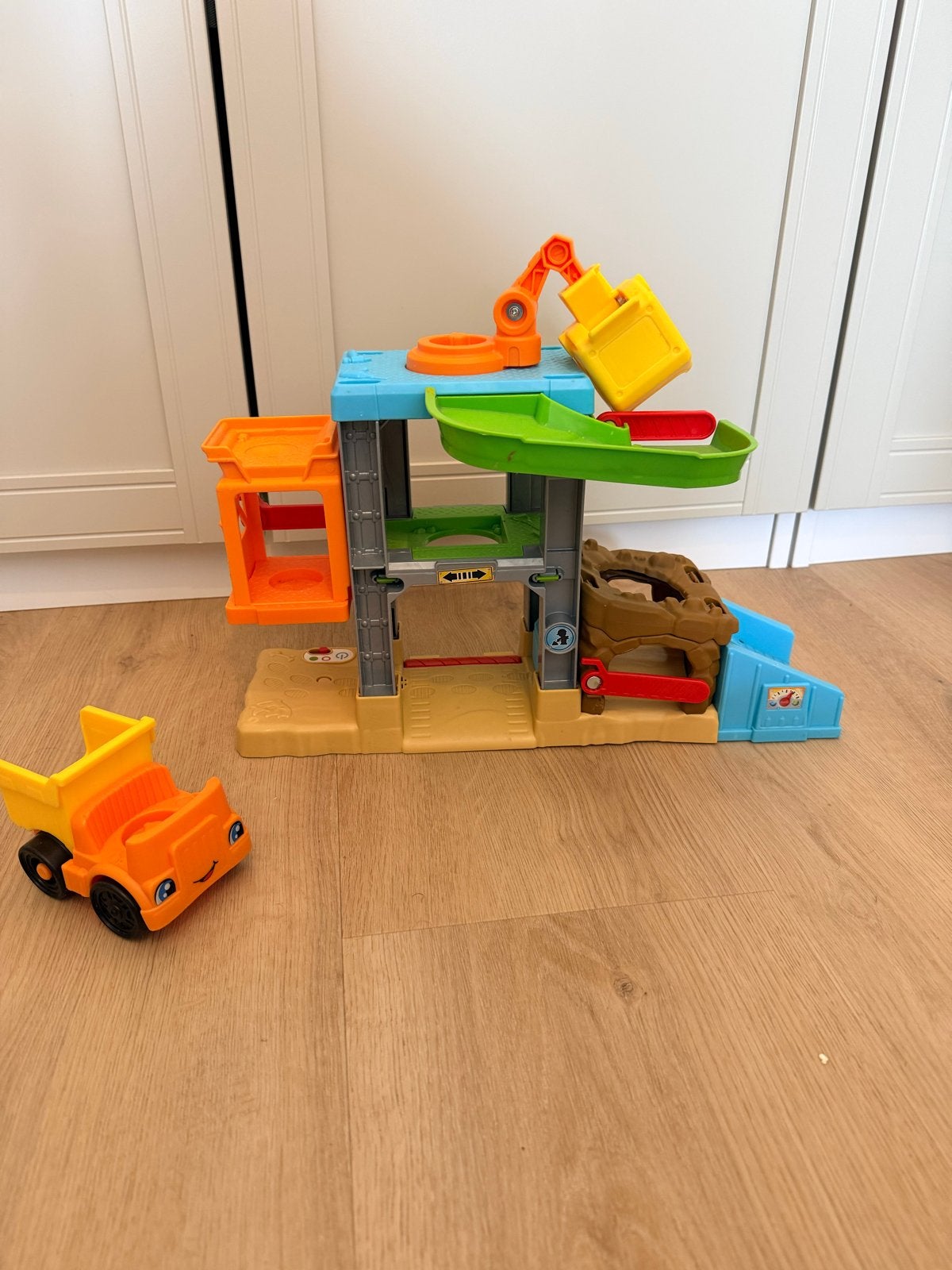 Fisher-Price Little People Bouwplaats met kiepwagen, Ophalen, Gebruikt, Jongen of Meisje