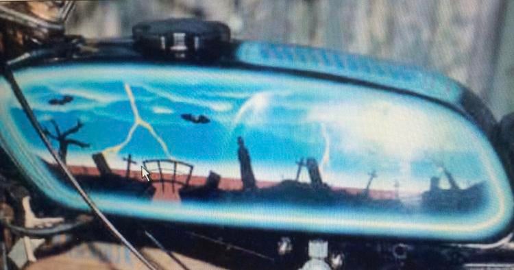 Yamaha fs1 tank special paint, Ophalen of Verzenden, Gebruikt, Tank, Yamaha