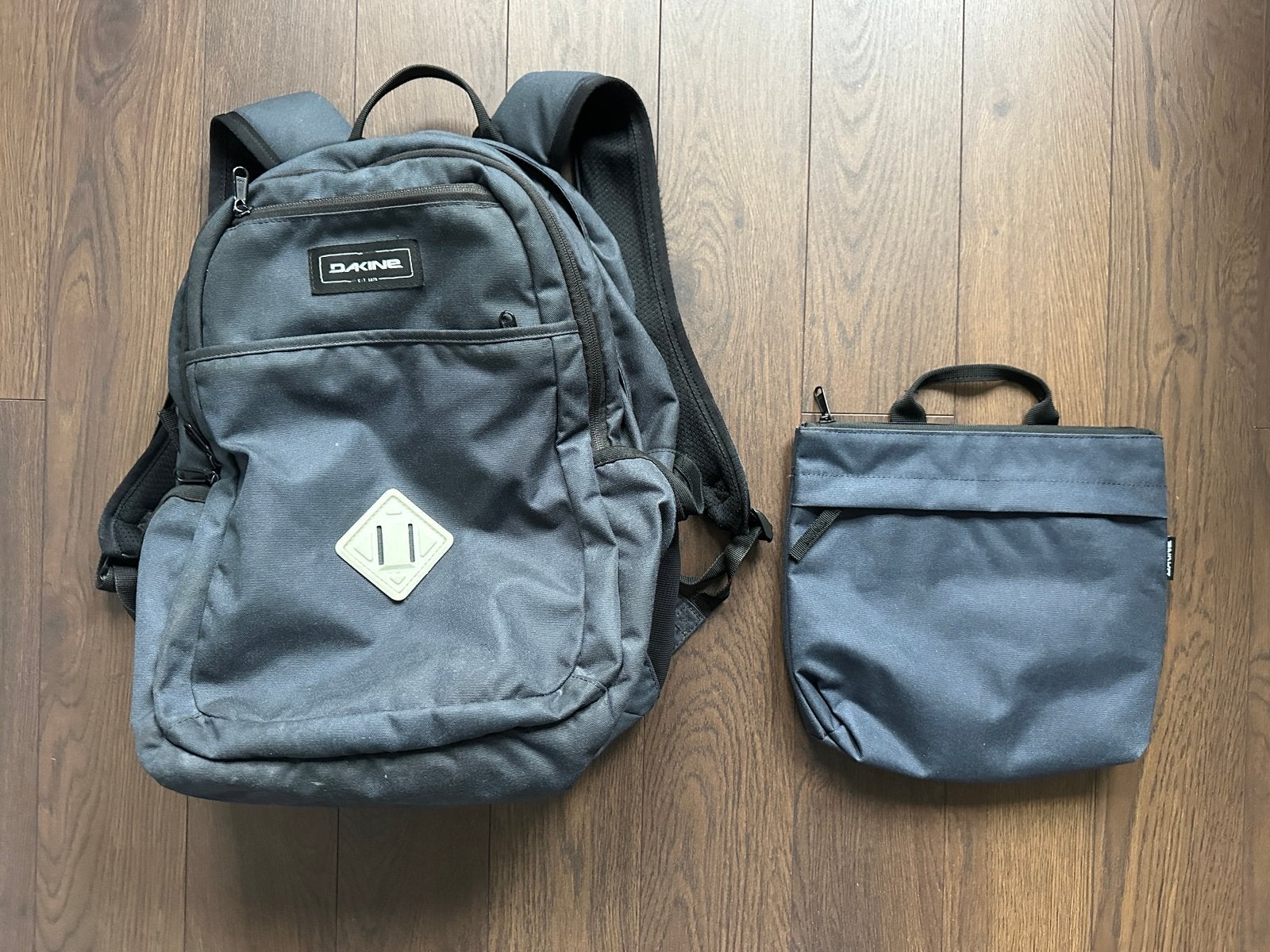 Dakine (school) rugzak met etui, Ophalen of Verzenden, Gebruikt, Overige merken, 30 tot 45 cm