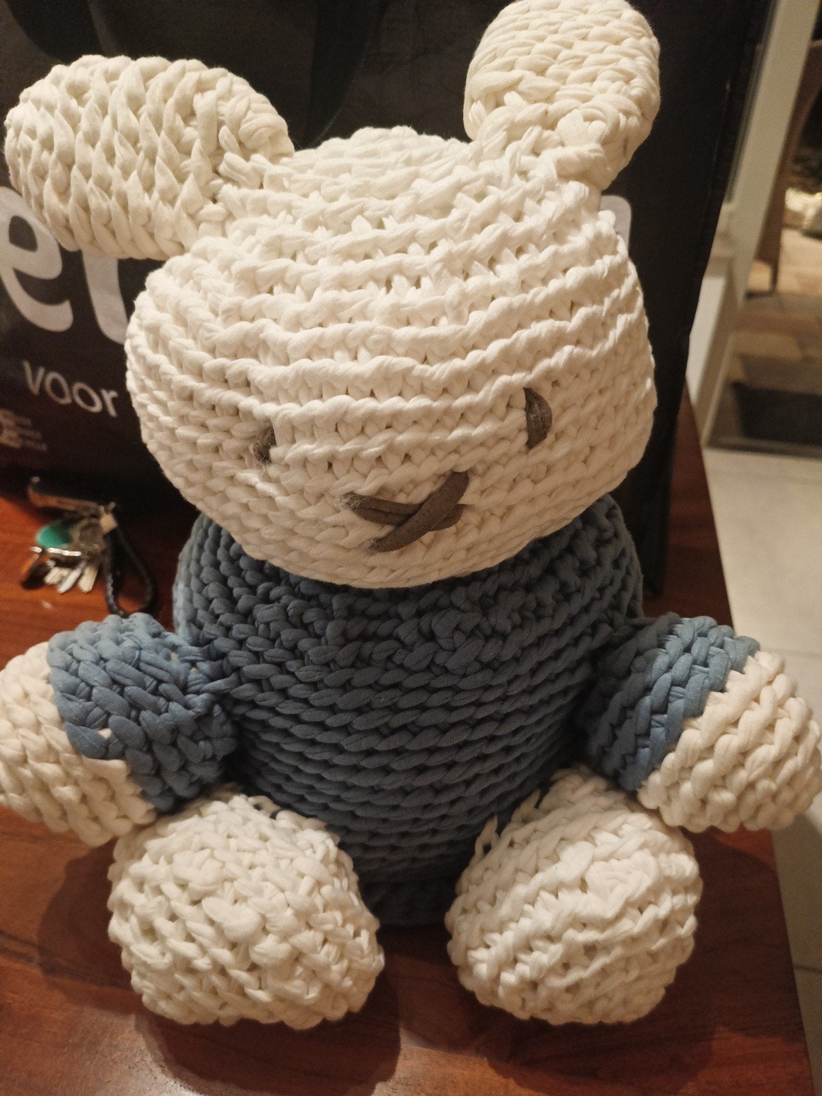 Gehaakte Nijntje knuffel - Handgemaakt en uniek, Handgemaakt, Konijn, Nijntje, Ophalen of Verzenden