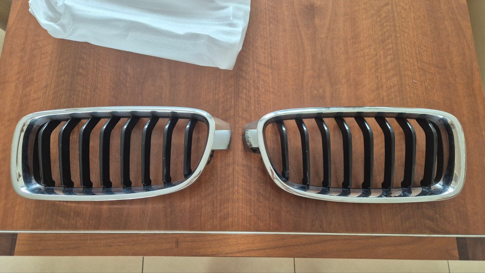 BMW Gril / Nieren F30 F31 Chroom met zwart F30 F31, Ophalen of Verzenden, BMW