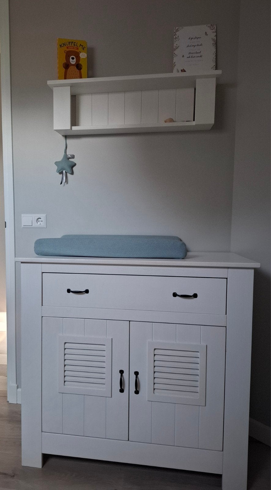 TWF Madeira Armoire babykamer, Ophalen, Gebruikt, 50 tot 70 cm, 105 cm of meer