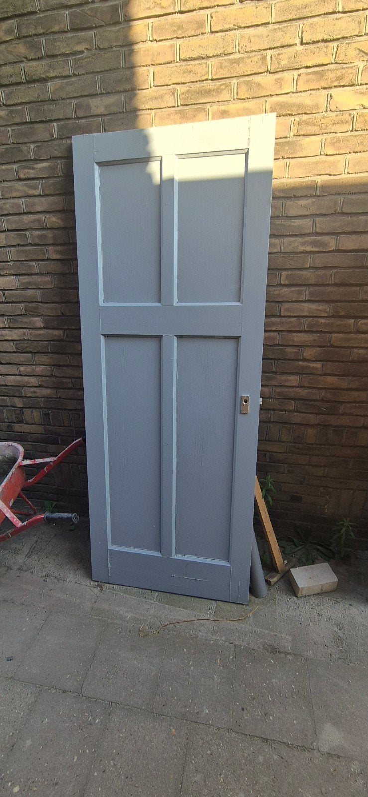 paneeldeuren binnen (4 stuks), Ophalen of Verzenden, Gebruikt, Binnendeur, 200 tot 215 cm