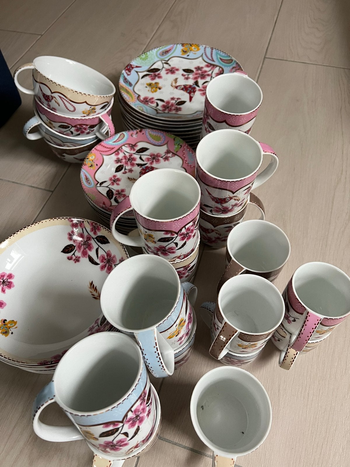 Xenos Birdy Collection Servies - Compleet Set, Overige merken, Keramiek, Ophalen of Verzenden, Zo goed als nieuw