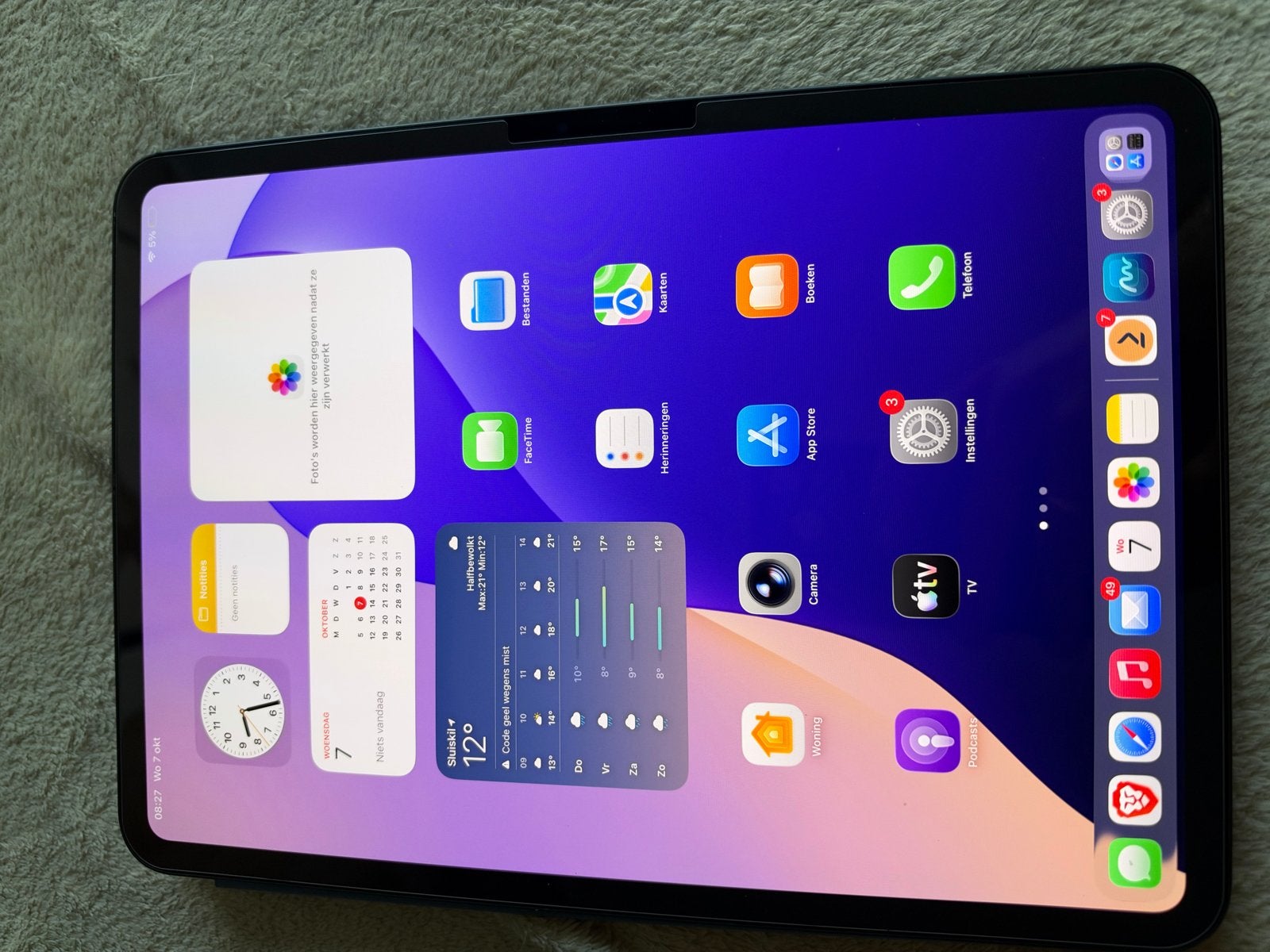 Apple iPad Pro m4 11 inch (2025) - Zo goed als nieuw, Zwart, 11 inch, Ophalen of Verzenden, Zo goed als nieuw