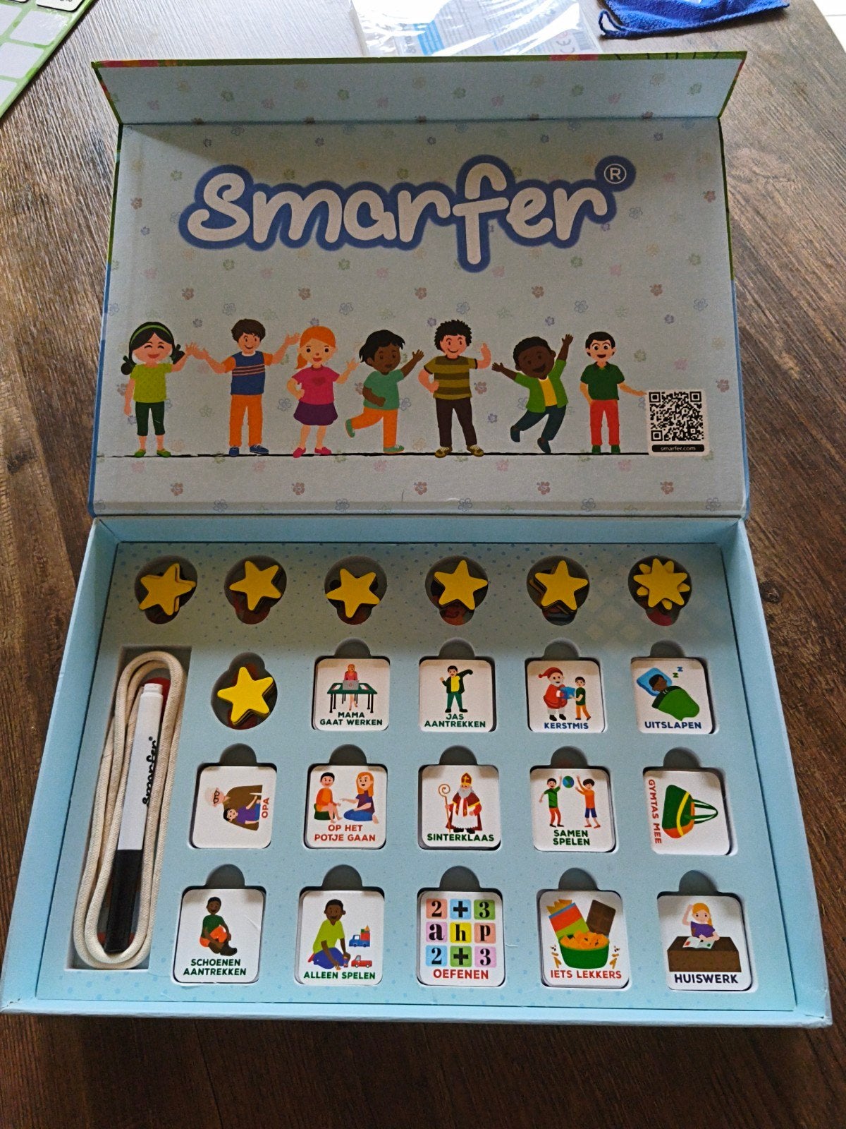 Smarfer Pictobord: Dagplanner voor Kinderen, Ophalen, Nieuw, Knutselen