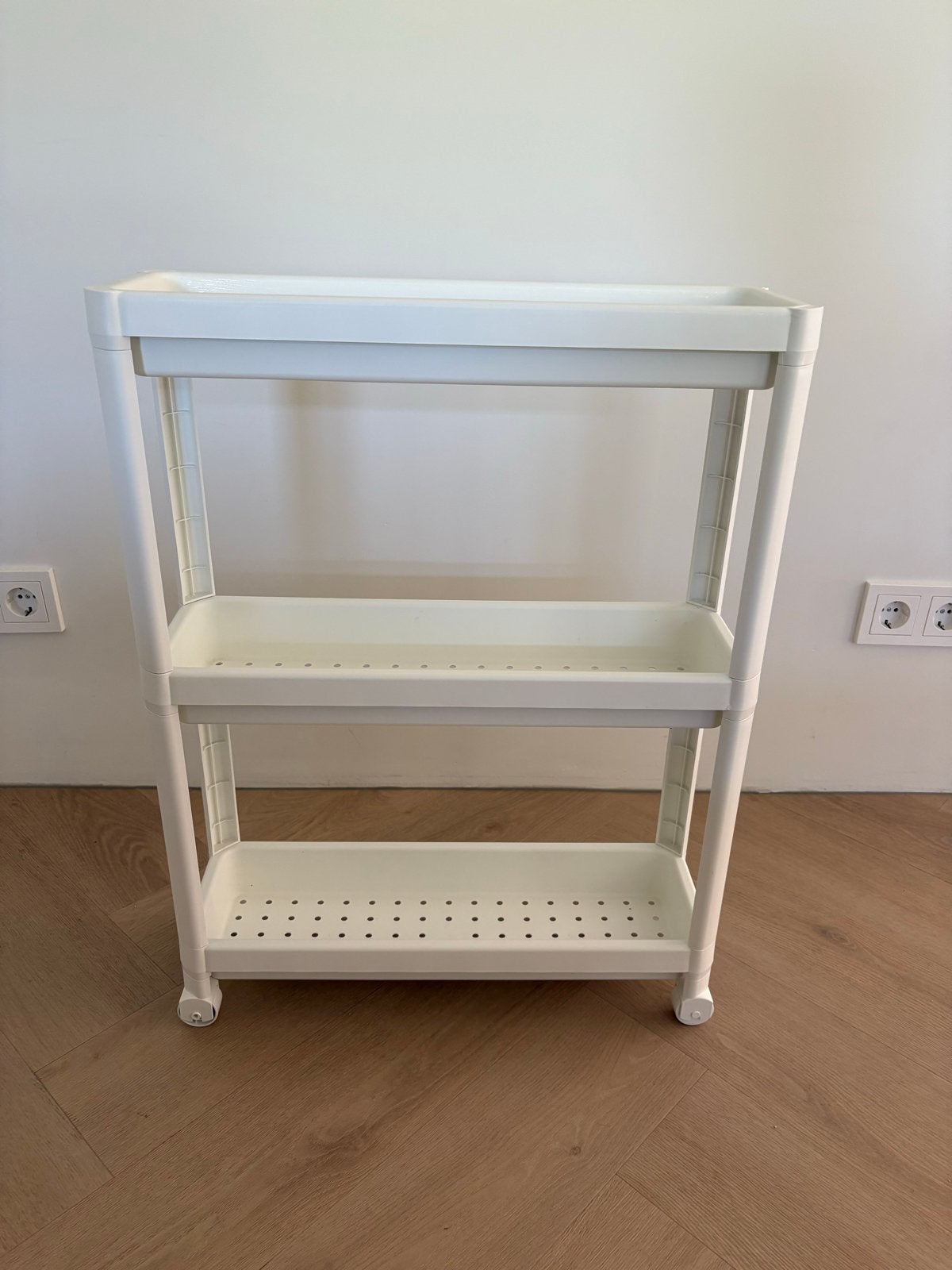 Wit IKEA kastje op wielen, Ophalen of Verzenden, Zo goed als nieuw