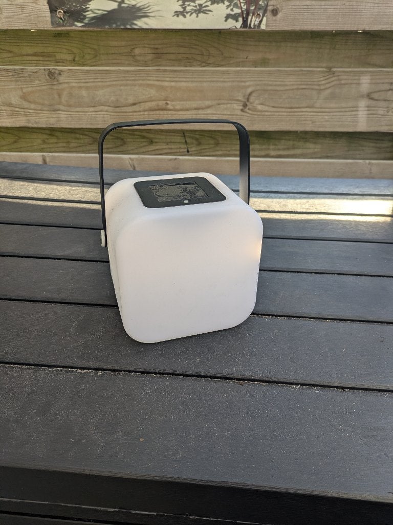 Solar lamp wit, Ophalen, Zonne-energie, Kunststof, Minder dan 50 watt
