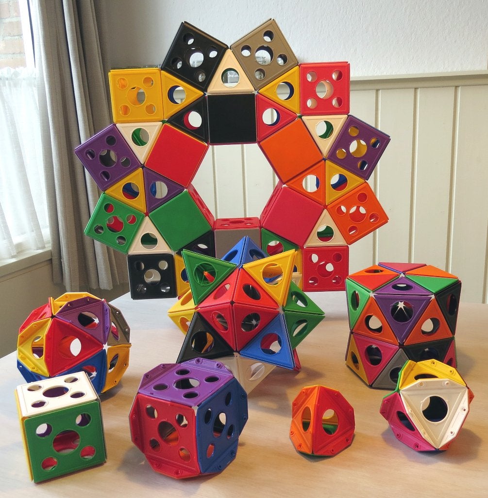 Triqo 3D constructiespeelgoed, Ophalen of Verzenden, Zo goed als nieuw, Bouwen