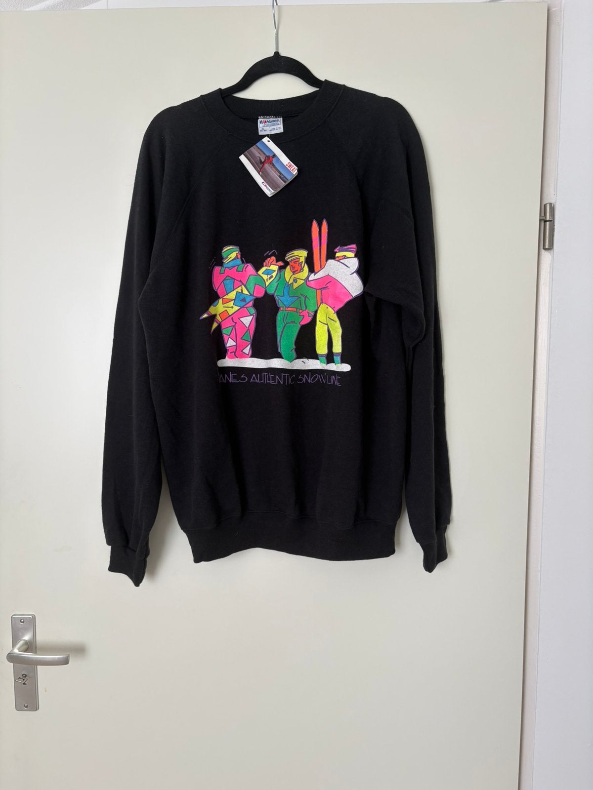 Deadstock" of "NOS" (New Old Stock) vintage trui met kaartje, Ophalen of Verzenden, Nieuw, Maat 56/58 (XL), Zwart