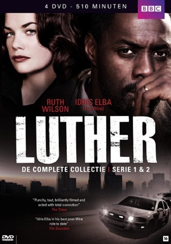 Luther De Complete Serie 1 & 2.  4 Dvd, Engels, Vanaf 16 jaar, Misdaad, Nederlands