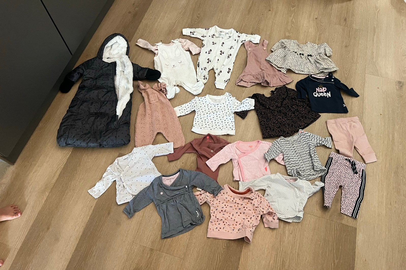 Babykleding meisje maat 50-56, Ophalen, Gebruikt, Maat 56