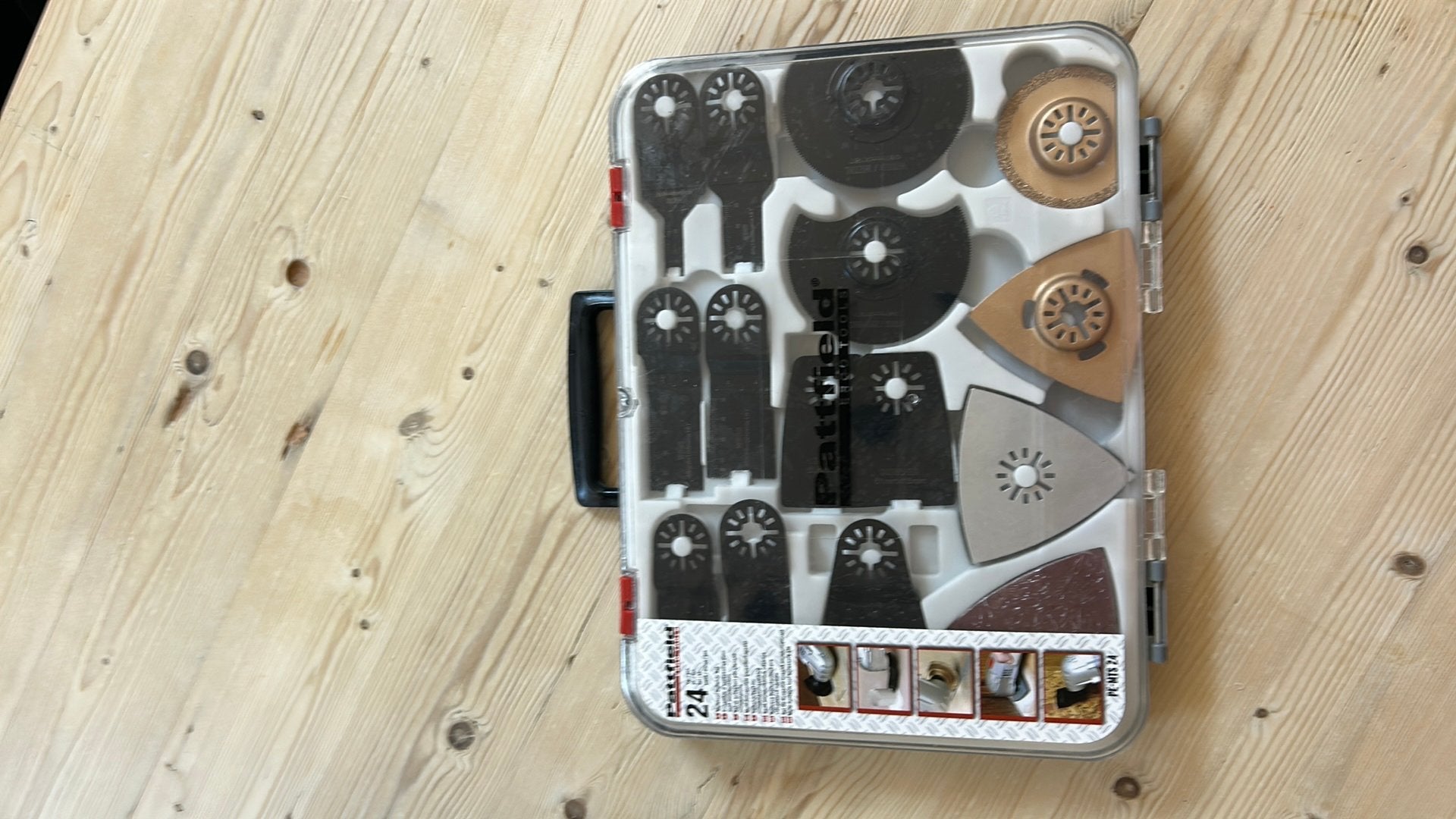 PATTFIELD Multitool accessoireset PE-MTS 24, 24-delig, Ophalen, Nieuw