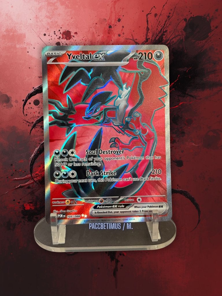 Yveltal EX (105/088) POR, Ophalen of Verzenden, Nieuw, Losse kaart