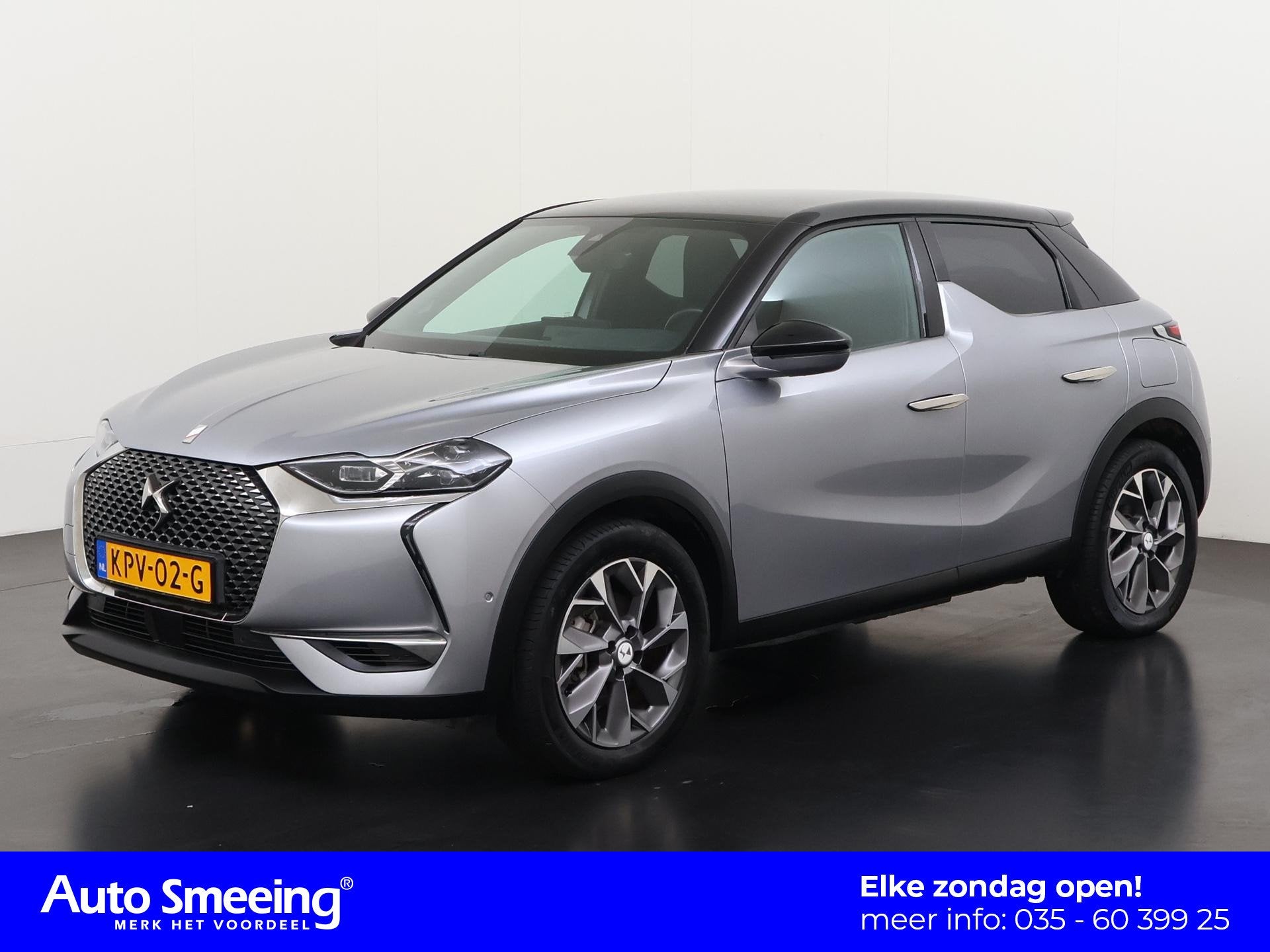 DS 3 Crossback E-Tense Grand Chic 50 kWh | 3-Fase | Matrix L, Auto's, DS, 12 maanden, 136 pk, Gebruikt, 1498 kg