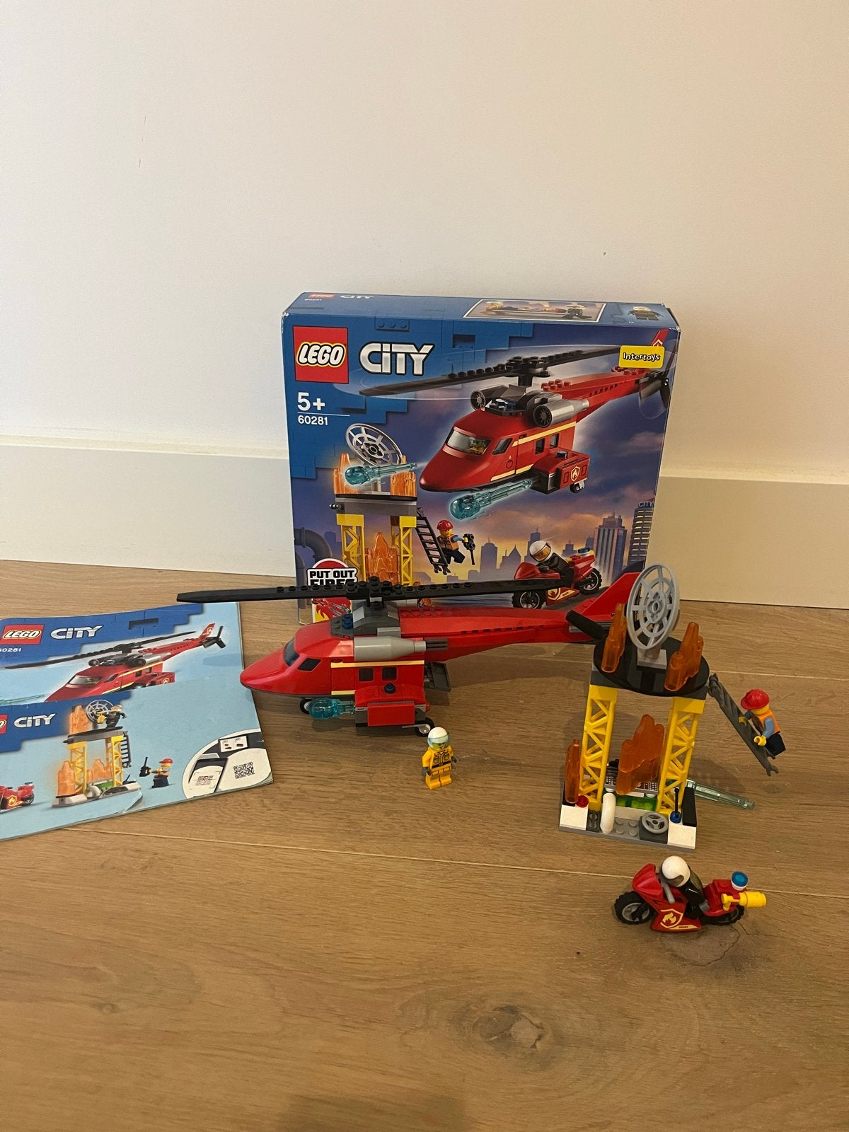 LEGO City Brandweer Helikopter 60281, Ophalen of Verzenden, Zo goed als nieuw, Overige merken