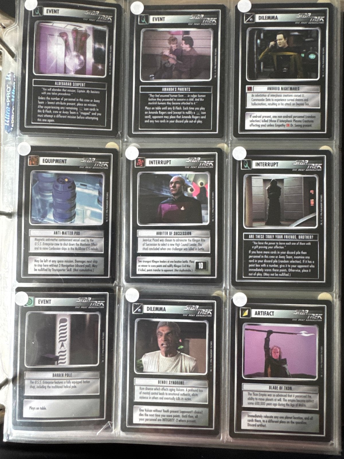 Star Trek CCG Kaartencollectie - Diverse Sets, Ophalen of Verzenden, Zo goed als nieuw