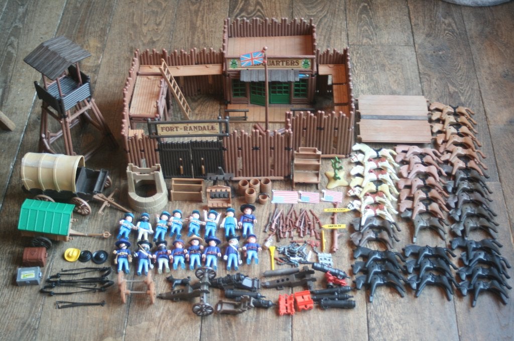 Playmobil clicky Fort Randall 3419 compleet + veel extra's, Kinderen en Baby's, Complete set, Ophalen of Verzenden, Zo goed als nieuw