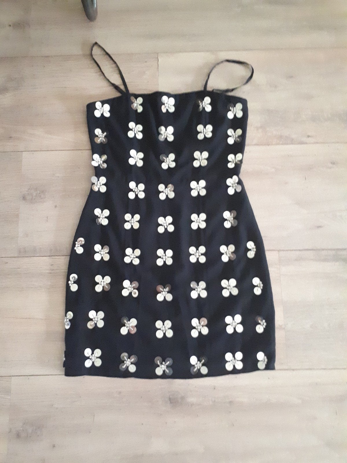 Nikkie mini-jurk met pailletten, Zwart, Ophalen of Verzenden, Zo goed als nieuw, Nikkie