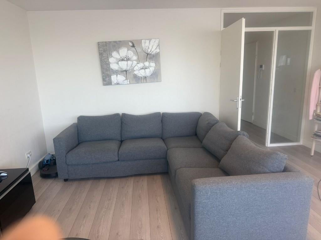 IKEA VIMLE Corner sofa, 4-seat, Gunnared medium grey, Huis en Inrichting, Banken | Sofa's en Chaises Longues, Zo goed als nieuw