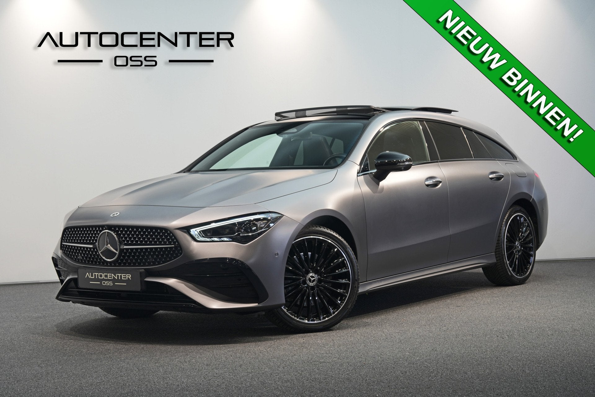 Mercedes-Benz CLA-Klasse Shooting Brake 250 e AMG | MAGNO |, Auto's, Gebruikt, Zwart, 4 cilinders, Hybride Elektrisch/Benzine