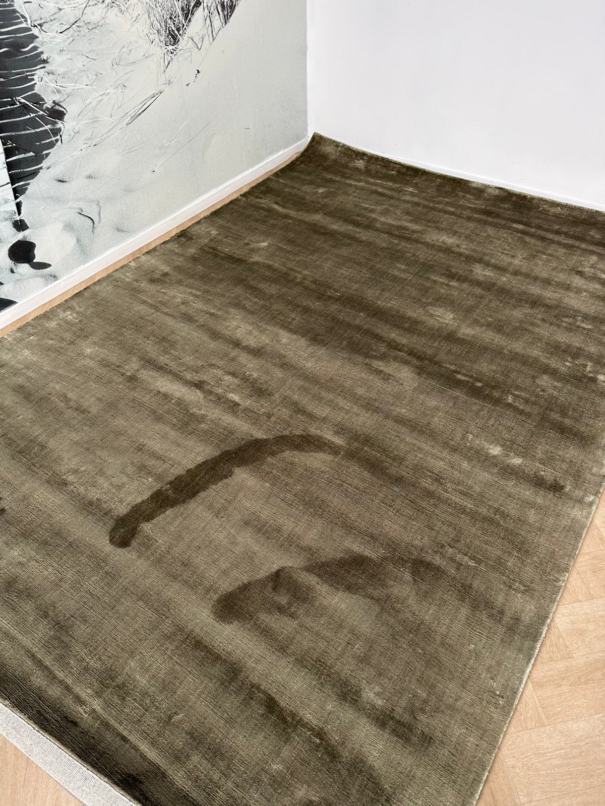 Beside Rugs Gloss hunter leaf 200/300 viscose, Ophalen of Verzenden, 200 cm of meer, Rechthoekig, Nieuw