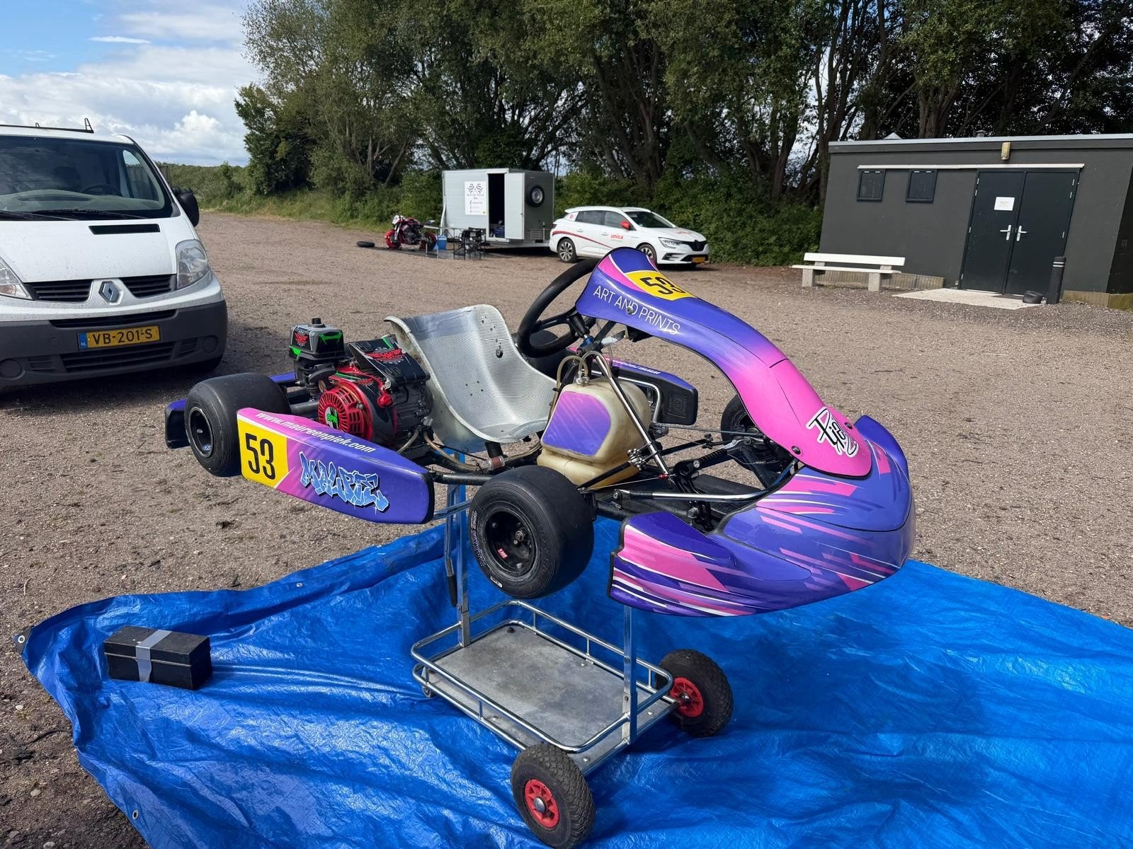 Kart Honda 200cc 12 PK, Ophalen, Gebruikt, Kart