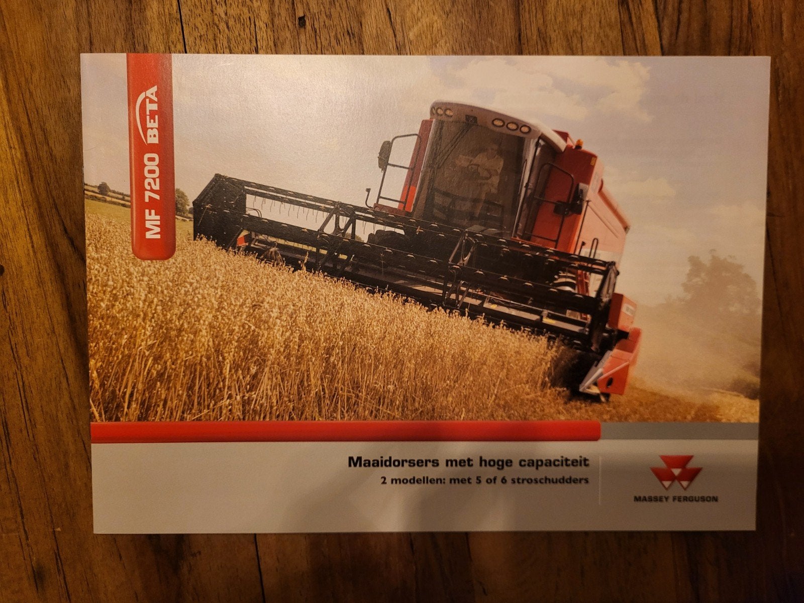 tractor folder Massey Ferguson 7200 combine, Ophalen of Verzenden, Zo goed als nieuw