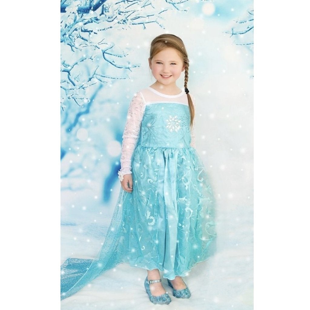 Nieuw ! NL Maat 110 Mooie Frozen Prinses Elsa Jurk Met Sleep, Ophalen of Verzenden, Nieuw, 110 t/m 116, Meisje