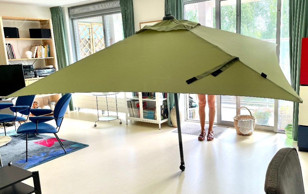 Parasol, Tuin en Terras, Parasols, Ophalen, Zo goed als nieuw, 2 tot 3 meter, Stokparasol