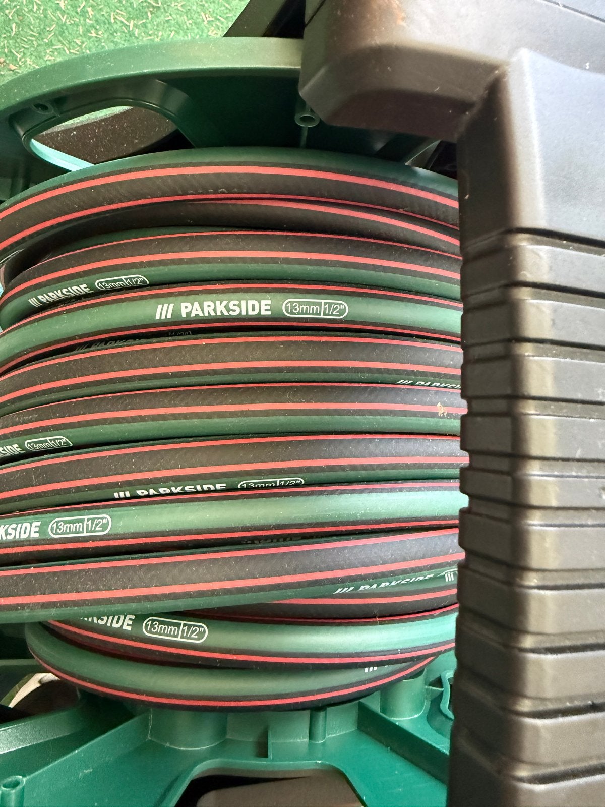 Parkside Tuinslanghaspel met slang en accessoires, Ophalen of Verzenden, Zo goed als nieuw, Tuinslanghaspel