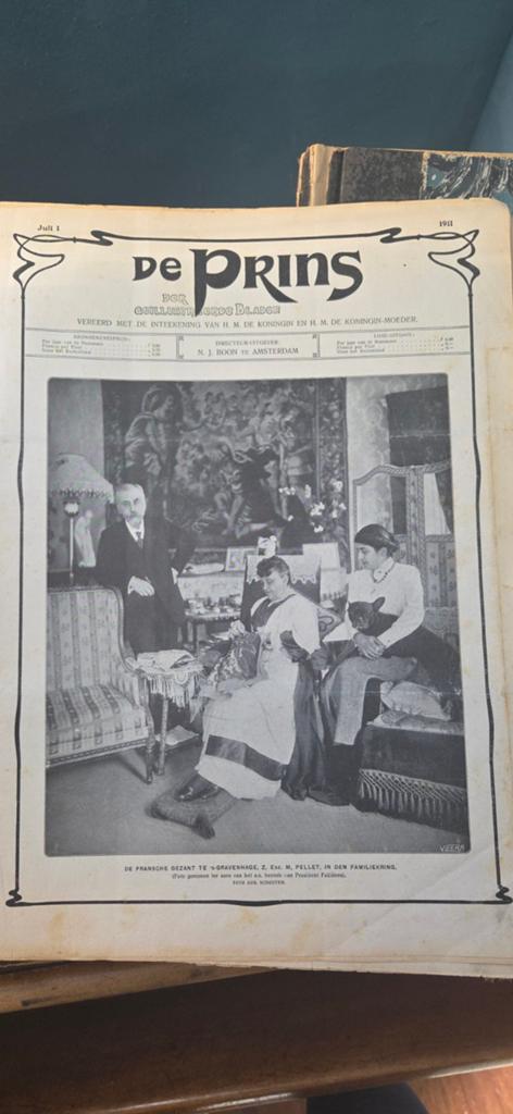De Prins der Geïllustreerde Bladen - Jaargangen 1910-1911, Verzenden, Gelezen, Overige typen