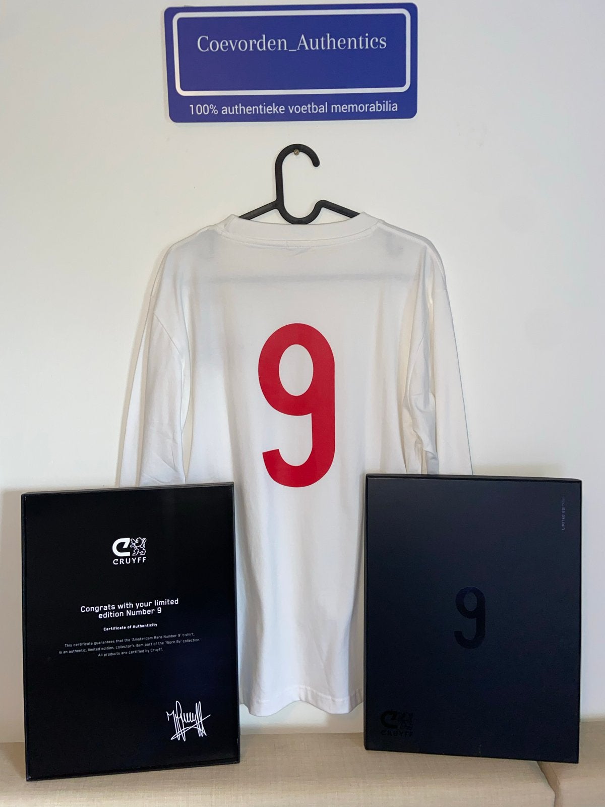 Johan Cruyff Limited Edition Shirt - Nr. 9 - Nieuwstaat, Ophalen of Verzenden, Nieuw, Overige sporten, Shirt