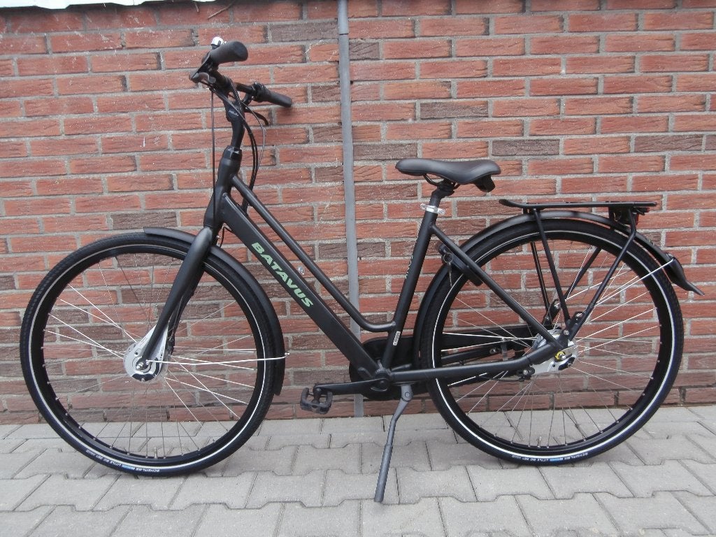 ALS NIEUWE Batavus Fonk brugklasfiets 48 cm. zwart mat, Ophalen, 47 tot 50 cm, Versnellingen, Batavus