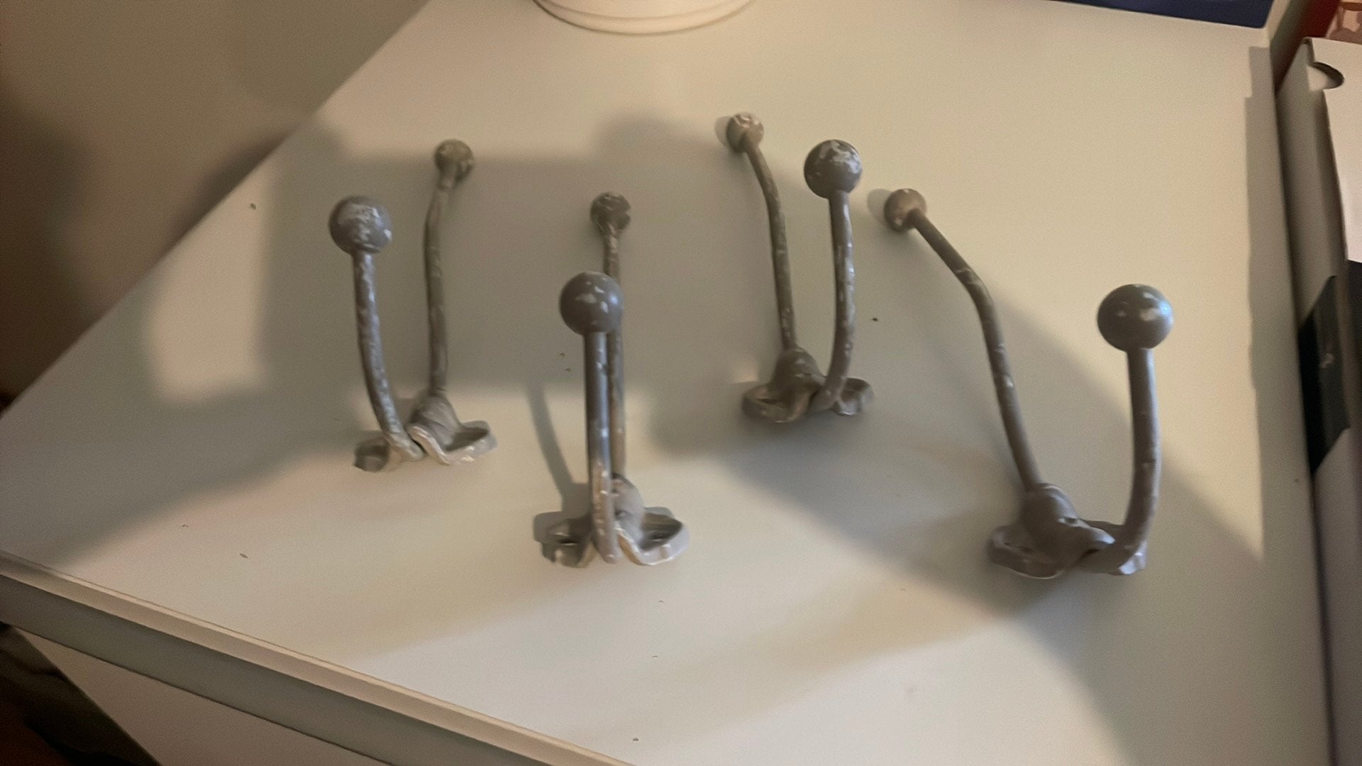 Kapstok haken metaal, Huis en Inrichting, Ophalen of Verzenden, Metaal, Wandkapstok, Minder dan 100 cm