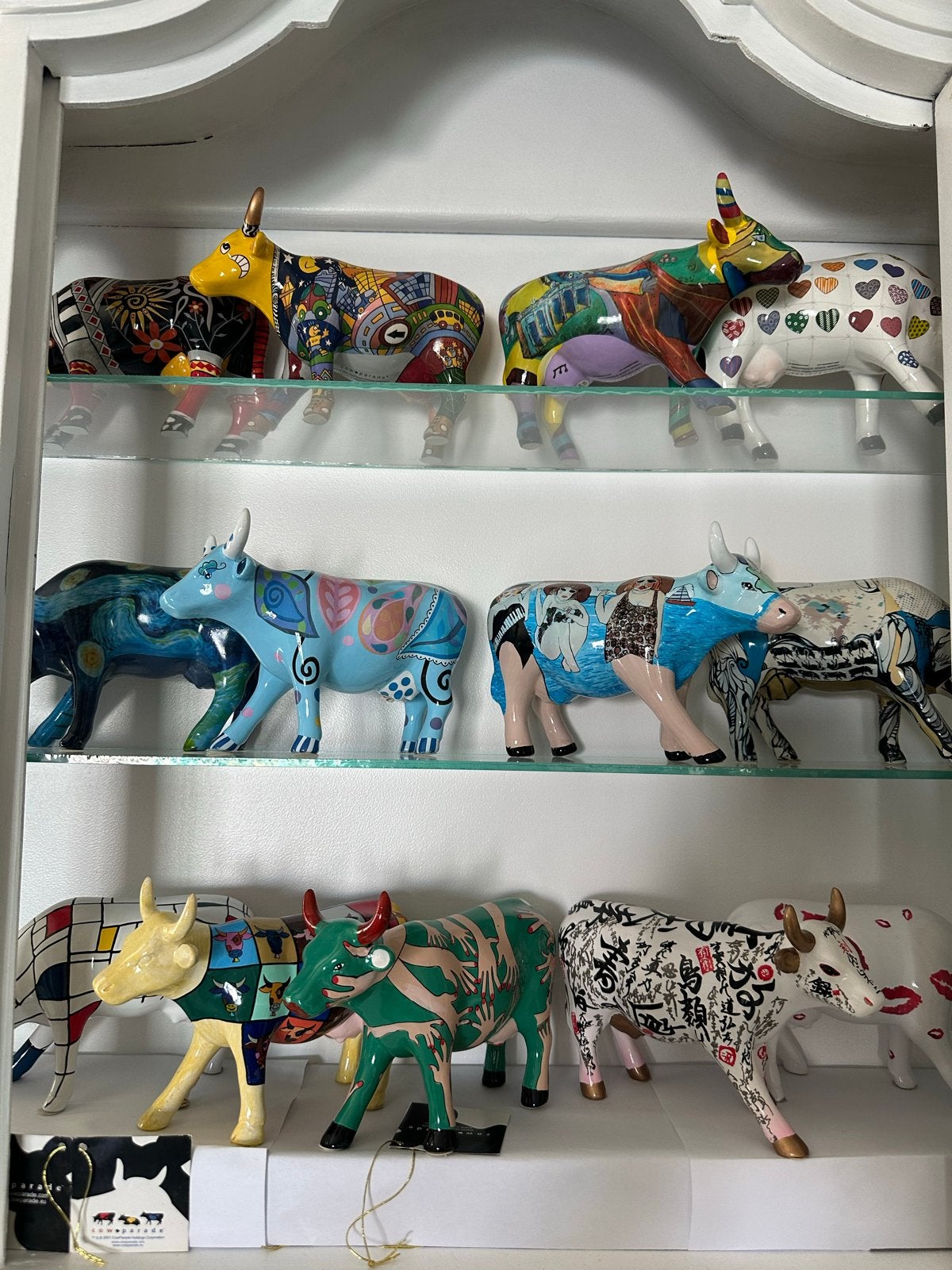 Verzameling Cow Parade beelden - Diverse kunstzinnige koeien, Ophalen, Zo goed als nieuw, Dier