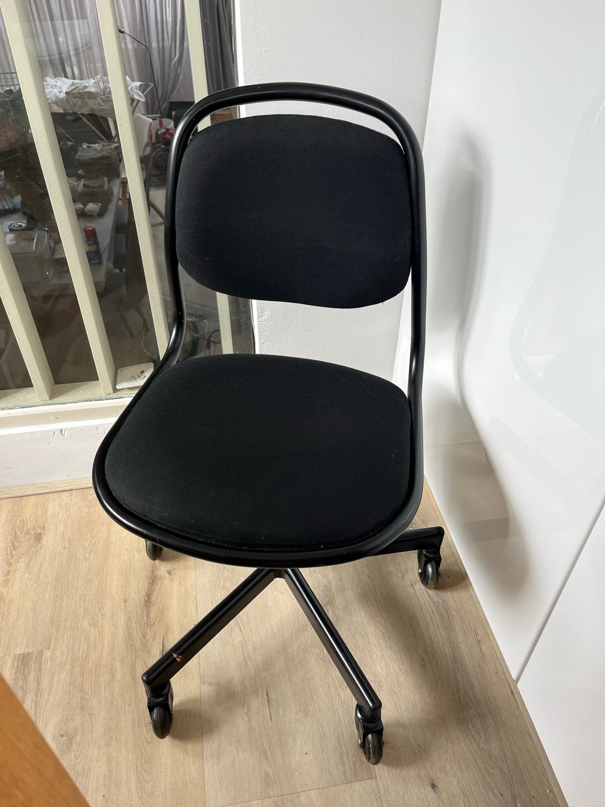 IKEA ÖRFJÄLL burostoel - Zwart, comfortabel en verstelbaar, Ophalen, Gebruikt, Zwart, Bureaustoel