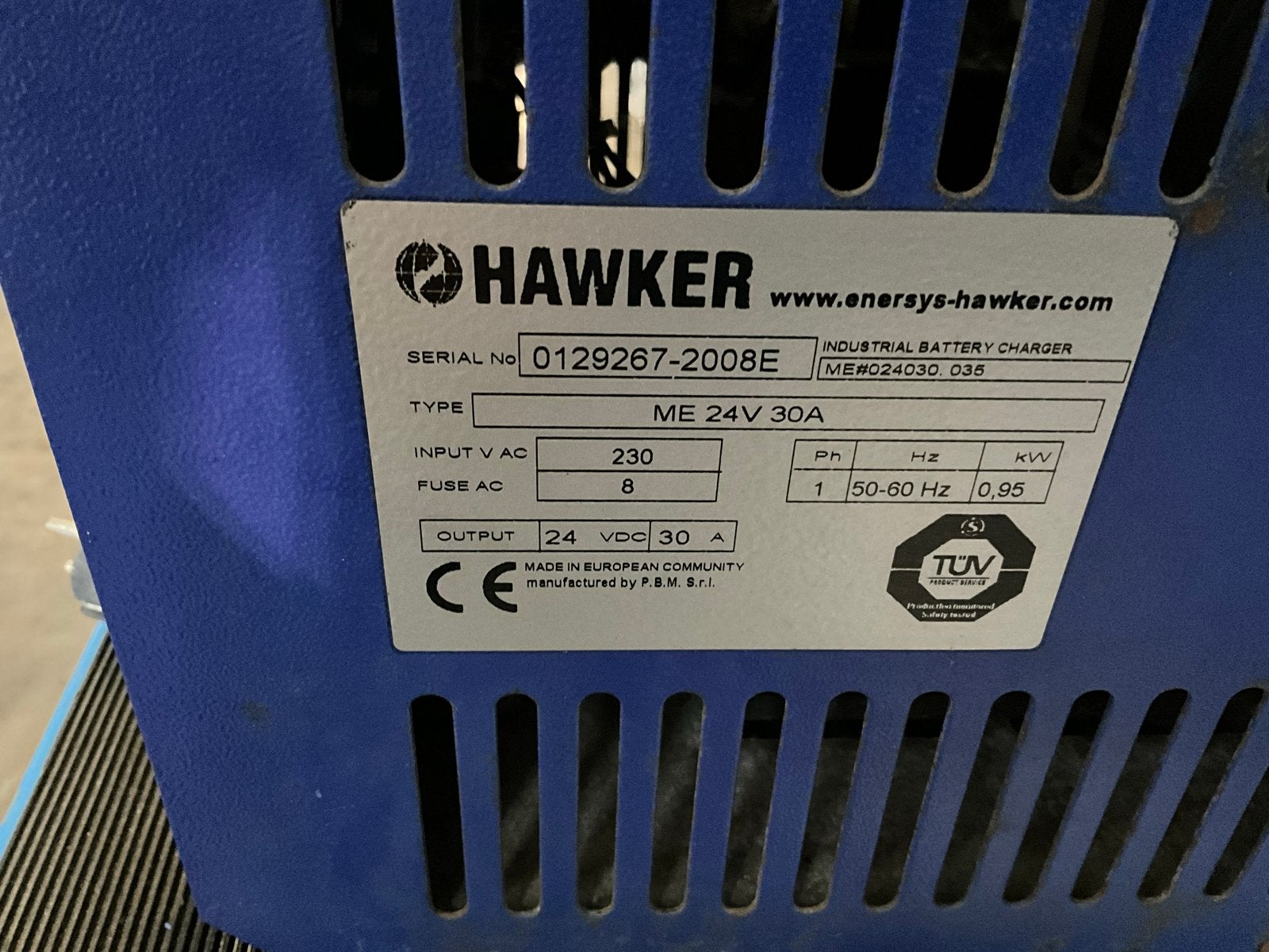 Hawker Enersys ME 24V 30A Acculader, Ophalen, Gebruikt, Overige automerken